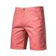 Men's Dress Shorts Work Shorts Casual Shorts Golf Shorts Pocket Straight Leg Solid Colored Comfort Wearable Knee Length Outdoor Daily 100% Cotton Streetwear Stylish Black Pink