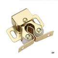 1pc Double Roller Catch Cabinet Latches Cupboard Closet Cabinet Door Double Ball Roller Catch Latch Door Stopper Damper Buffer Magnet Closer