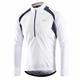 Arsuxeo Men's Long Sleeve Cycling Jersey Downhill Jersey 4 pockets Summer Polyester Green White Dark Gray Solid Color Bike Jersey Mountain Bike MTB Road Bike Breathable Quick Dry Reflective Strips
