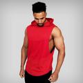 Men's Running Tank Top Workout Tank Cut Out Sleeveless Vest / Gilet Casual Athleisure Breathable Soft Quick Dry Fitness Gym Workout Running Sportswear Activewear Black White Red