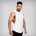 Men's Running Tank Top Workout Tank Cut Out Sleeveless Vest / Gilet Casual Athleisure Breathable Soft Quick Dry Fitness Gym Workout Running Sportswear Activewear Black White Red