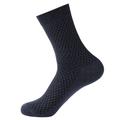 Men's 3 Pairs Crew Socks Black Light Grey Color Plain Casual Daily Basic Medium Summer Spring Fall Breathable