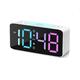 Super Loud Alarm Clock for Heavy Sleepers AdultsDigital Clock with 7 Color NightLightAdjustable VolumeDimmerUSB ChargerSmall Clocks for BedroomsOk to Wake Up for KidsTeens