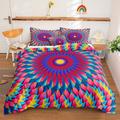 3D Vortex 3-Piece Duvet Cover Set Hotel Bedding Sets Comforter Cover with Soft Lightweight Microfiber,1 Duvet Cover, 2 Pillowcases for Double/Queen/King(1 Pillowcase for Twin/Single) coverlet