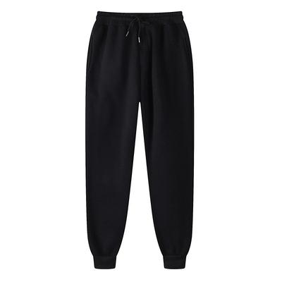 Men's Sweatpants Joggers Trousers Pocket Drawstring Plain Comfort Warm Casual Daily Holiday Stylish Classic Style Black White Micro-elastic