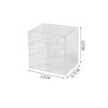 Transparent Nine Grid Six Grid Dustproof Drawer Storage Box Stationery Jewelry 12 Grid Cosmetics Storage For Students