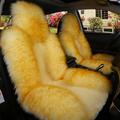 1PC New Sheepskin Fur Car Seat Cover Universal Wool Car Cushion Case Cover Front Car Seat Cover Car Accessories Car Seats Car-styling Car Interior Christmas Gift