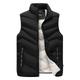 Men's Hiking Fleece Vest Jacket Padded Down Puffer Vest Coats Fishing Vest Winter Outdoor Thermal Warm Windproof Breathable Lightweight Outerwear Winter Jacket Fishing Climbing Running