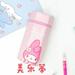 2024 New Kawaii Sanrio Pencil Case Hexagonal Vertical Pen Box Kuromi My Melody Cinnamoroll Pen Bag Student Stationery Girls Gift