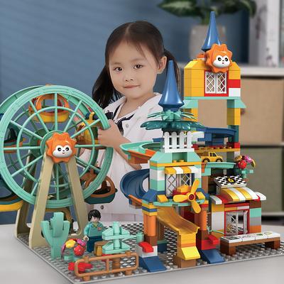 Building Blocks compatible ABSPC ing Creative Decompression Toys Parent-Child Interaction for Child Toy Gift