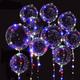 Led Balloon Luminous Transparent Bobo Balloons LED String Lights Wedding Birthday Party Decoration