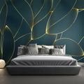 Cool Wallpapers 3D Abstract Mural Wallpaper Wall Mural Wall Stickers Leaves Abstract Outline Picture Suitable For Hotel Living Room Bedroom Art Deco