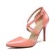 Women's Heels Wedding Shoes Pumps Dress Shoes Plus Size High Heels Party Work Daily Bridal Shoes Bridesmaid Shoes Summer Buckle Stiletto Heel Pointed Toe Elegant Comfort Walking Faux Leather