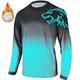 21Grams Men's Downhill Jersey Long Sleeve Mountain Bike MTB Road Bike Cycling Wine Red Yellow Red Gradient Wolf Bike Fleece Lining Breathable Moisture Wicking Quick Dry Polyester Sports Gradient Wolf