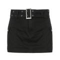 Women's Skirt Cargo Skirt Mini High Waist Skirts Pocket Solid Colored Street Going out Summer Denim Fashion Casual Black White Khaki