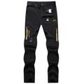 Men's Convertible Pants / Zip Off Outdoor Fishing Travel Hiking Cargo Work Safari Pants Trousers Summer Waterproof Quick Dry Lightweight Breathable Elastane Zipper Pocket Elastic Waist Bottoms