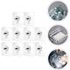 10pcs Heavy Duty Wall Hangers Garland Hooks Outdoor Self Adhesive Wall Hooks Without Nails Wall Hooks for Hanging Wall Hangers Adhesive Hooks, Stick Sticky Wall Hooks Magnetic Purse Hanger