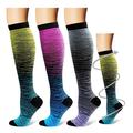 3 Pairs Graduated Medical Compression Socks for WomenMen 20-30mmhg Knee High Sock