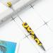 Yeahmol 10 Pieces Beadable Pen Bead Ballpoint Pen Bead Pen Shaft Black Ink Rollerball Pen with Refills for Kids Students Office School Supplies Printed 20 Sunflower B Y010J1Q4G