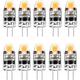 10pcs G4 LED Dimmable Bulb AC/DC12-24V 2w 3w 1505 COB LED Light Replace Traditional of Halogen Bulb for Spotlight Chandelier