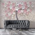 Mural Wallpaper Wall Sticker Covering Print Adhesive Required Forest 3D Effect Floral Flower Canvas Home Décor