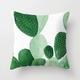 Cushion Cover 1PC Soft Decorative Square Throw Pillow Cover Cushion Case Faux Linen Pillowcase for Sofa Bedroom Superior Quality Mashine Washable Pack of 1 for Sofa Couch Bed Chair Green