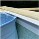 Liner 75/100 compatible piscine Ubbink - Couleur liner: Sable - Modèles piscines: Azura 410 x 120 cm