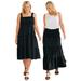 Plus Size Women's Convertible Dress to Skirt by Woman Within in Black (Size 1X)