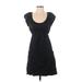 Ann Taylor LOFT Casual Dress - Mini: Black Dresses - Women's Size 4