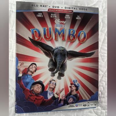 Disney Media | Dumbo | Disney | Live Action Blu-Ray + Dvd + Digital Code | Color: Red | Size: Blu-Ray + Dvd + Digital Code