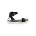 Mia Sandals: Black Solid Shoes - Women's Size 7 1/2 - Open Toe