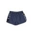 Under Armour Athletic Shorts: Blue Solid Activewear - Women's Size Large