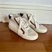 Madewell Shoes | Madewell Sidewalk High Top Sneakers In Colorblock Leather | Color: Brown/White | Size: 7