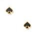 Kate Spade Jewelry | Kate Spade Everyday Spade Enamel Studs | Color: Black/Gold | Size: Os