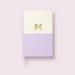 Kate Spade Office | Kate Spade New York Initial “M” Dipped Notebook | Color: Purple/White | Size: Os