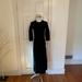 Zara Dresses | Nwt Zara Knit 100% Cotton Black Dress Sz Small | Color: Black | Size: S