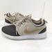 Nike Shoes | Nike Roche Two Knit Sneakers Low Top Womens Size 8.5 Aa1113-100 Gray Beige Gold | Color: Cream/Gray | Size: 8.5