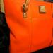 Dooney & Bourke Bags | Dooney & Bourke Pebble Collection Small Lexington Leather Shopper | Color: Gold/Orange | Size: Os