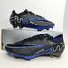 Nike Shoes | Nike Zoom Vapor 15 Elite Fg Black/Chrome Hyper Royal Size 8.5 Men | Color: Black/Blue | Size: 8.5