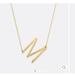 Anthropologie Jewelry | Anthropologie M Initial Necklace | Color: Gold | Size: Os