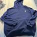 Adidas Shirts | Adidas Prime Green In Navy Heavyweight Adidas Logo Sweater Hoodie Men's Size Xl | Color: Blue/White | Size: Xl