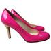 Kate Spade Shoes | Kate Spade Patent Leather Hot Pink & Gold Floral High Heel Pumps Women's 6.5 | Color: Gold/Pink | Size: 6.5