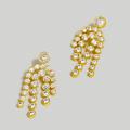 Madewell Jewelry | Madewell Crystal Statement Earrings | Color: Gold | Size: Os