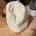 American Eagle Outfitters Accessories | American Eagle Women’s Fleece Lined Cream Beanie Hat | Color: Cream | Size: Os