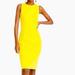 J. Crew Dresses | New J.Crew Sheath Dress In Stretch Cotton Blend Size 6p (Canary Yellow) | Color: Yellow | Size: 6p