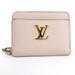 Louis Vuitton Bags | Auth Louis Vuitton Lockme Zippy Coin Purse Coin Case Greige M80100 - H29319f | Color: Cream | Size: W:4.3inx H:3.1inx D:0.8in