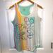 Disney Tops | Disney Parks (Size M) Mickey & Minnie Tank Top | Color: Tan | Size: M