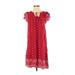 Old Navy Casual Dress - Shift: Red Dresses - Women's Size X-Small