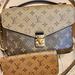 Louis Vuitton Bags | % Auth Louis Vuitton Reversible Pochette Metis Bag And Wallet Set | Color: Brown/Tan | Size: Os