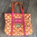 Coach Bags | Coach Poppy Op Art Signature Jacquard Leather Orange/Pink Tote Shoulder Bag13826 | Color: Orange/Pink | Size: Os